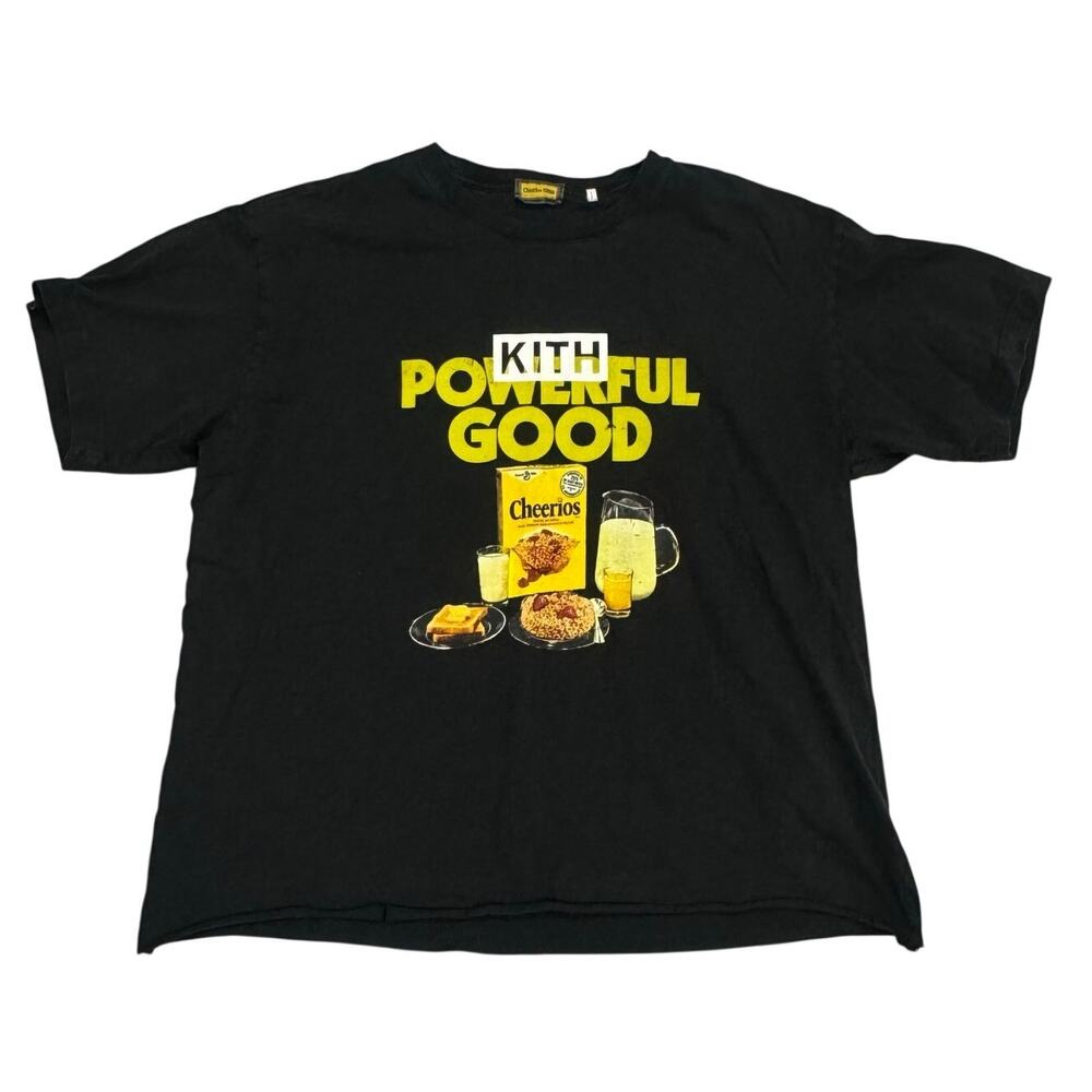 Kith Treats Cheerios Powerful Good Vintage Tee Black SS22 XL